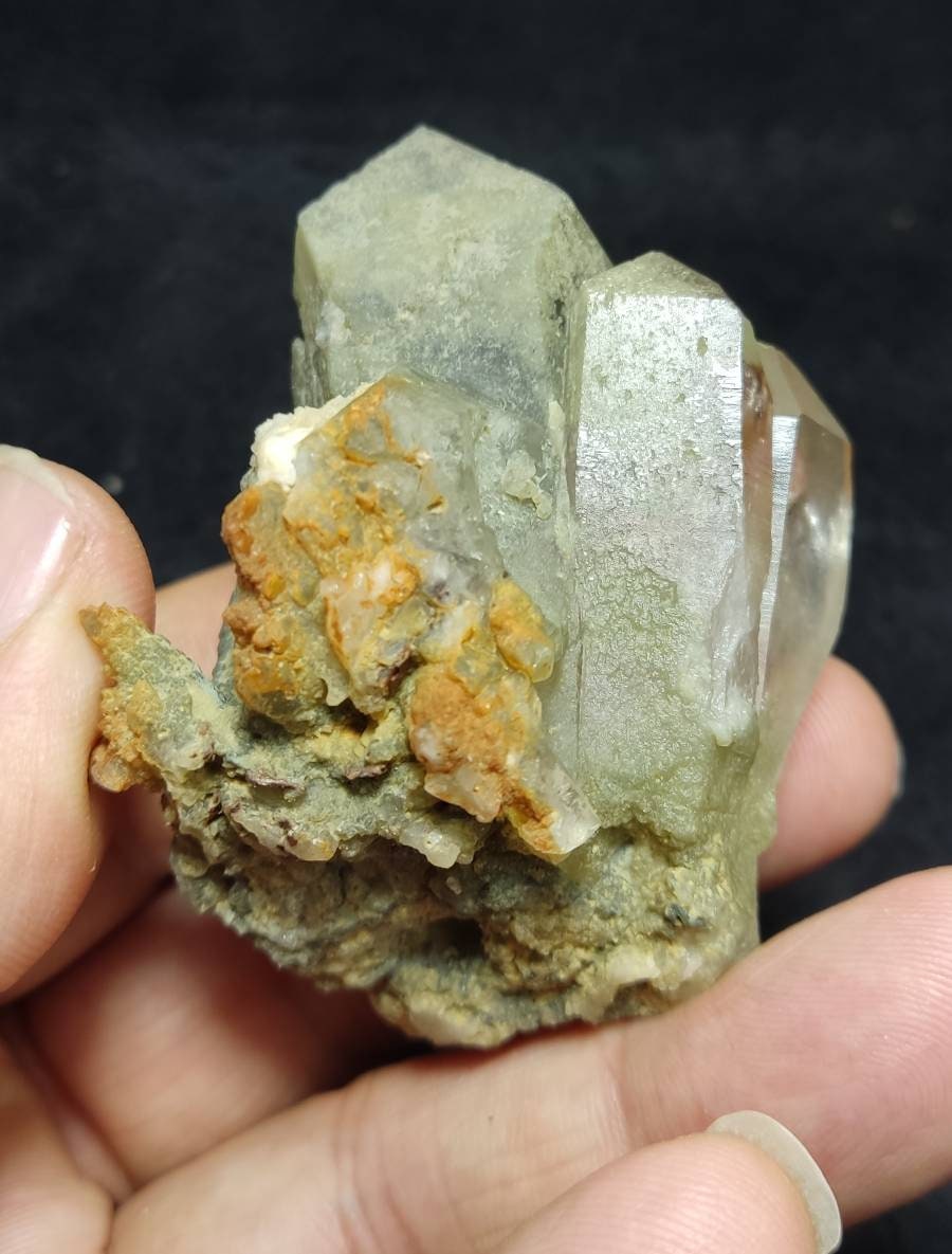 Chlorite Quartz with brookite 91 grams