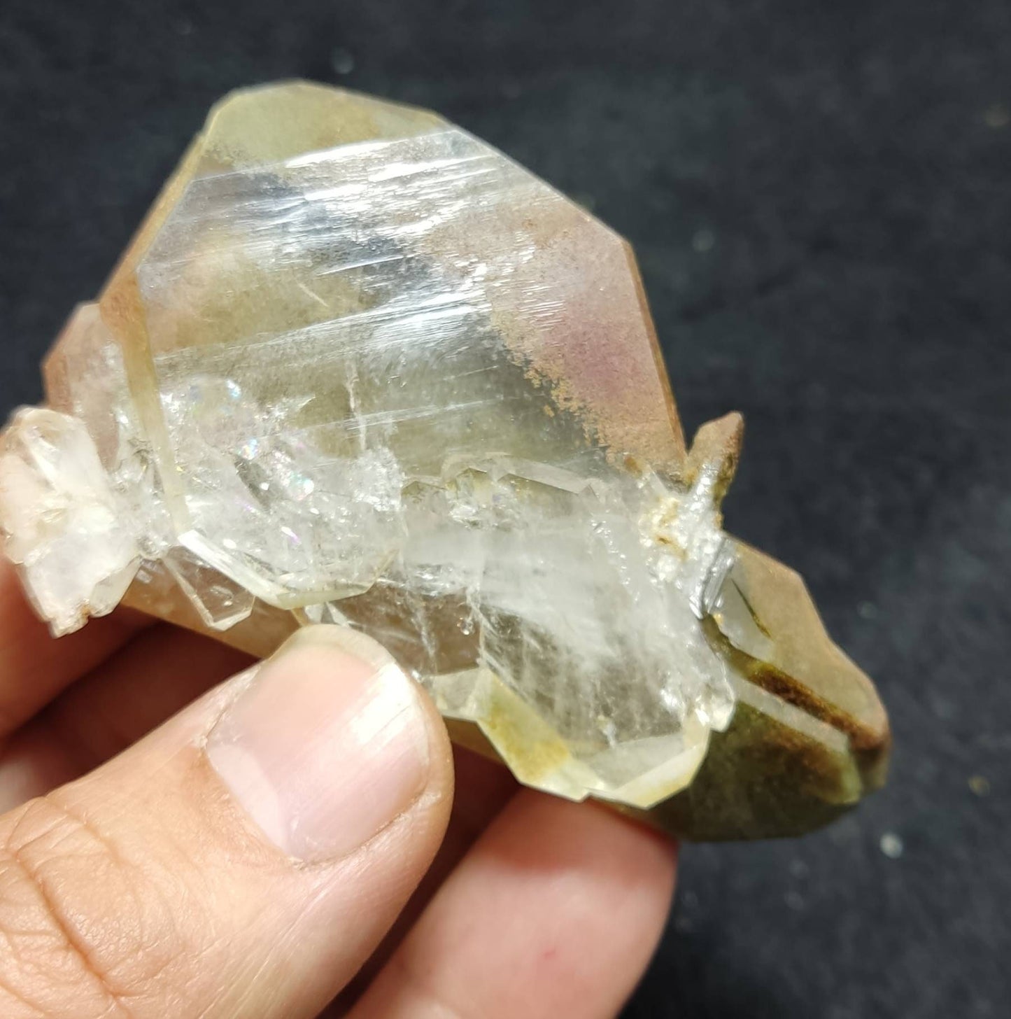 Chlorite hematite/iron quartz 56 grams