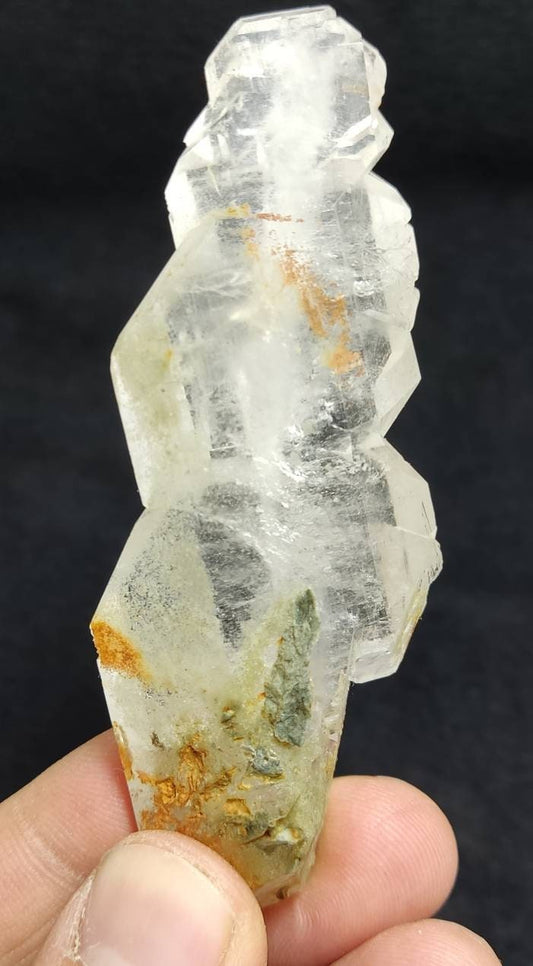 Faden quartz crystal with chlorite inclusions 52 grams