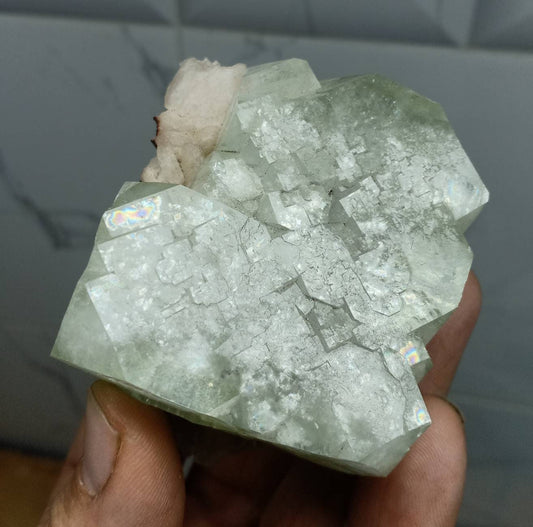 Apophyllite with associated stilbite 237 grams