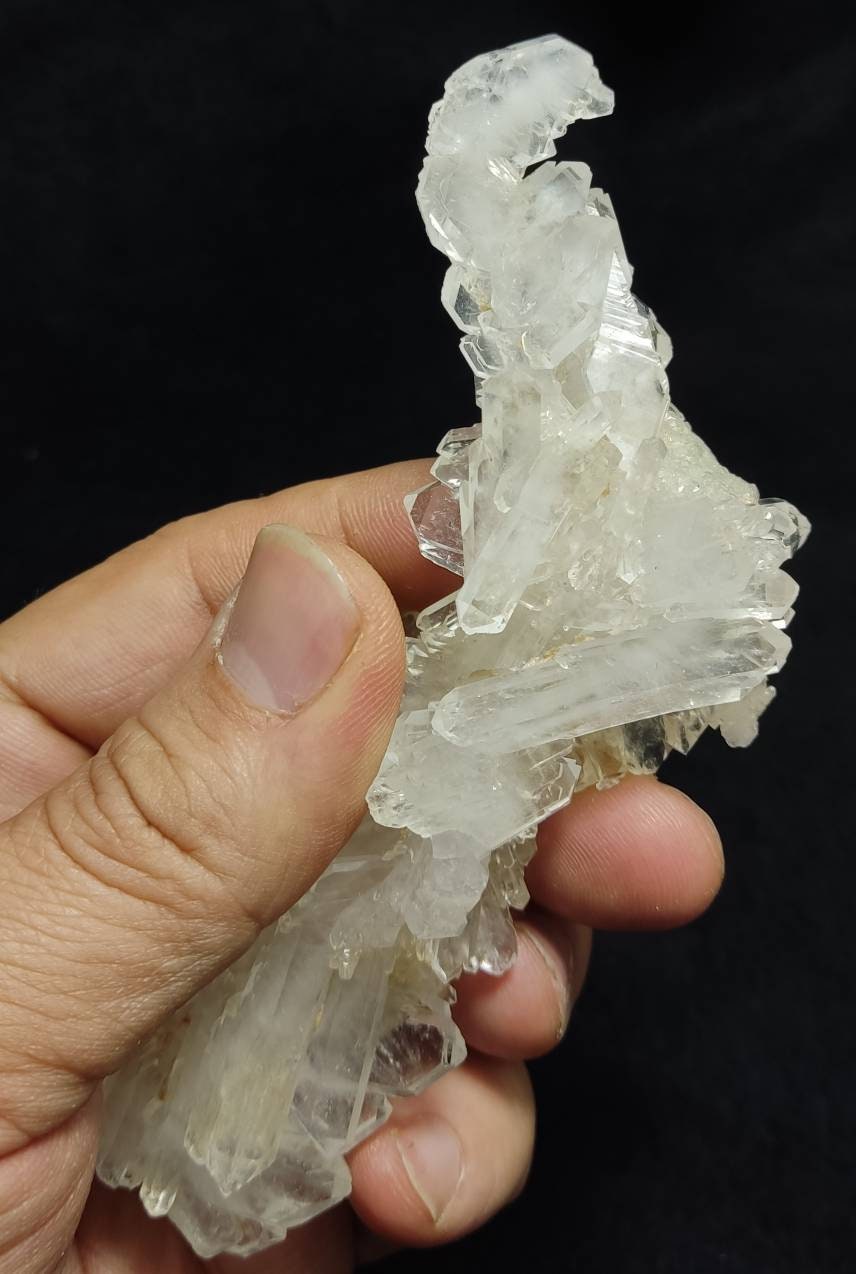 An amazing high quality aesthetic specimen of terminated Quartz Crystal 108 grams