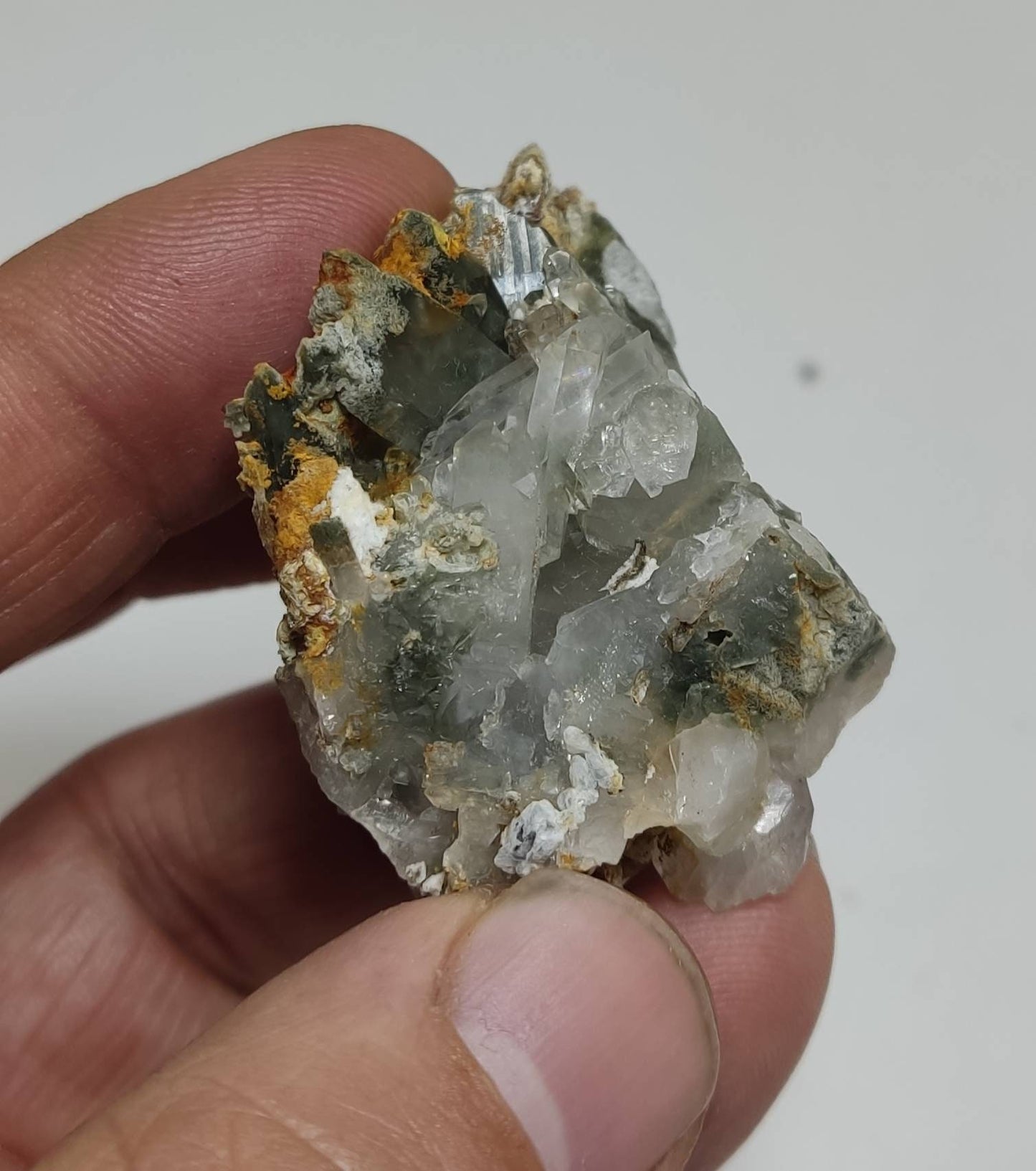 Anatase Crystal with chlorite quartz on matrix 44 grams