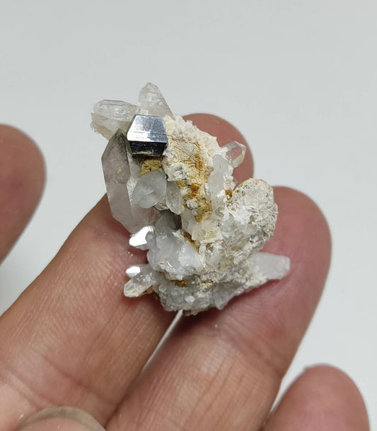 Thumbnail specimen of Anatase Crystal with chlorite quartz on matrix 8 grams