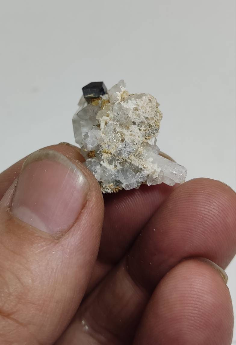 Thumbnail specimen of Anatase Crystal with chlorite quartz on matrix 8 grams