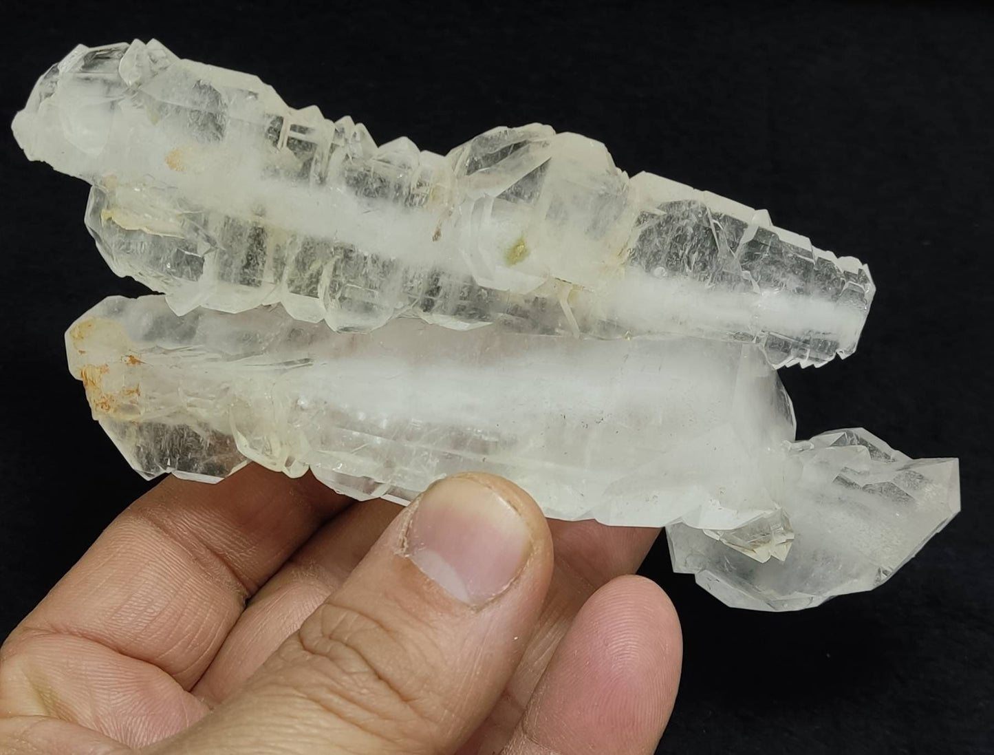 Aesthetic terminated Faden Quartz crystal 218 grams