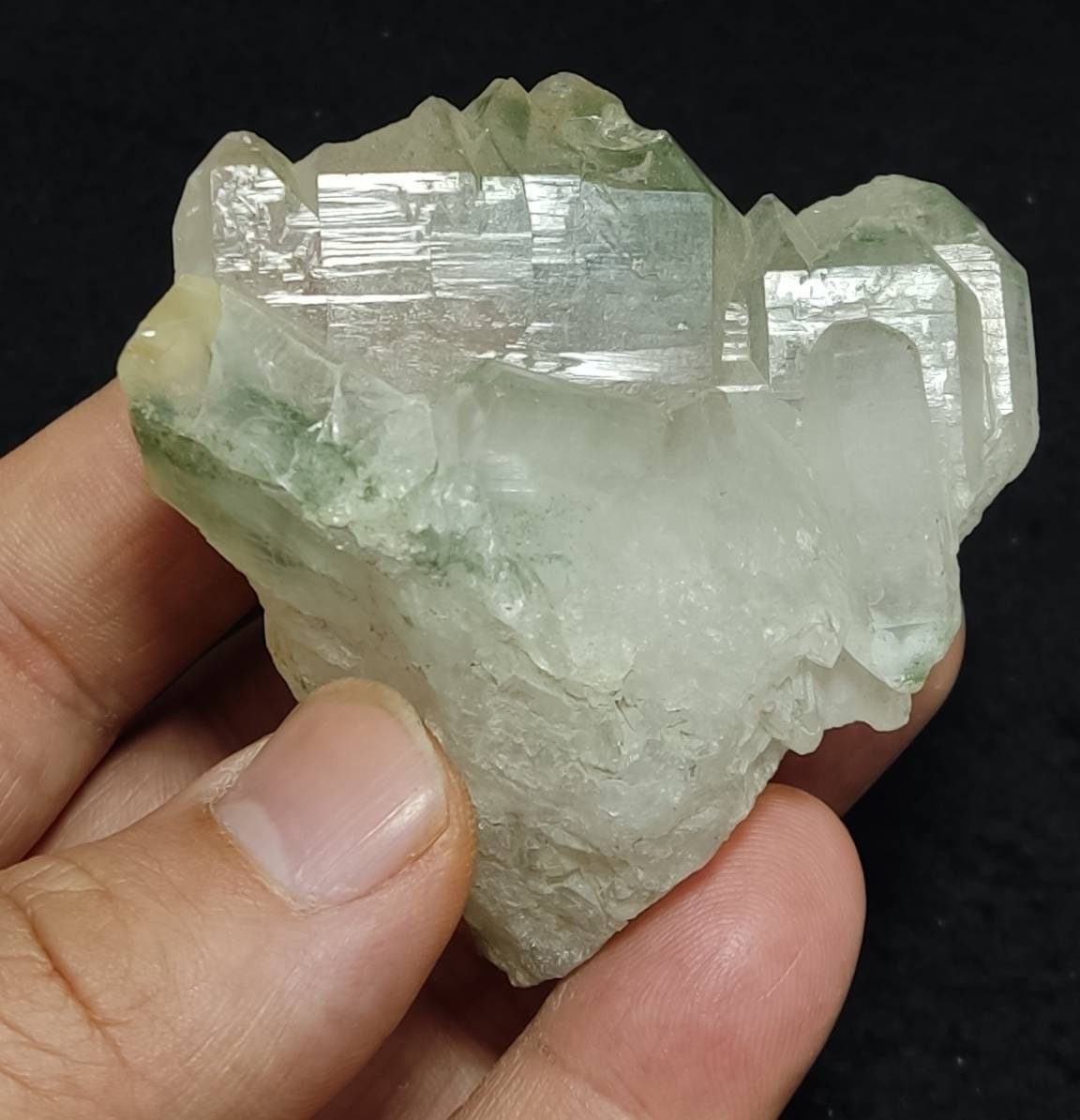 Natural terminated Chlorite Quartz 118 grams