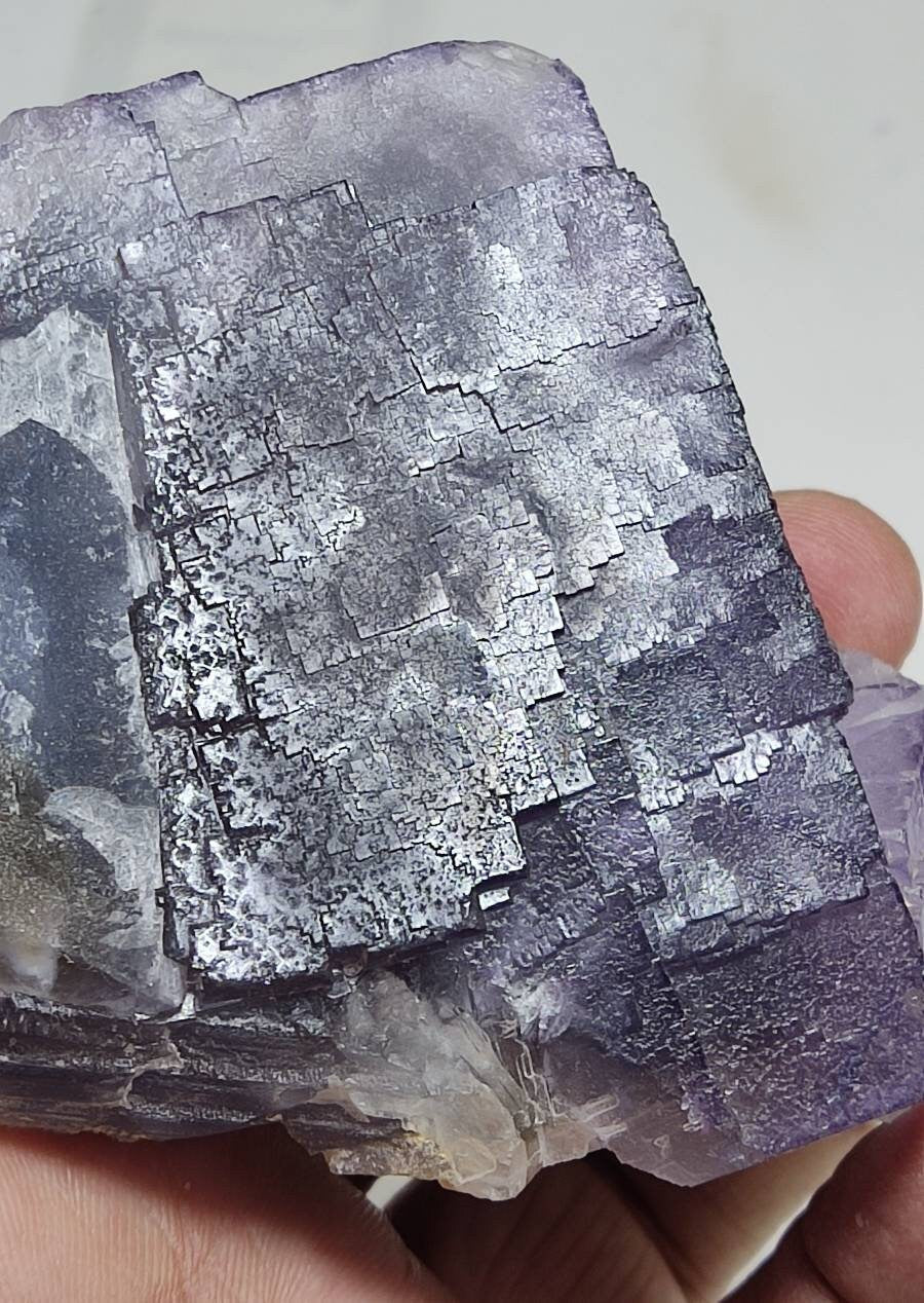 Natural purple Fluorite 321 grams