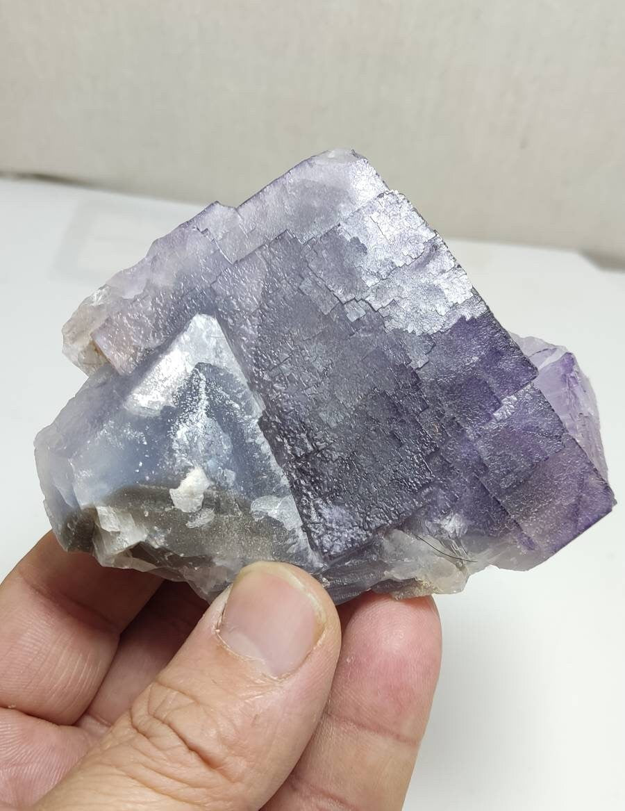 Natural purple Fluorite 321 grams