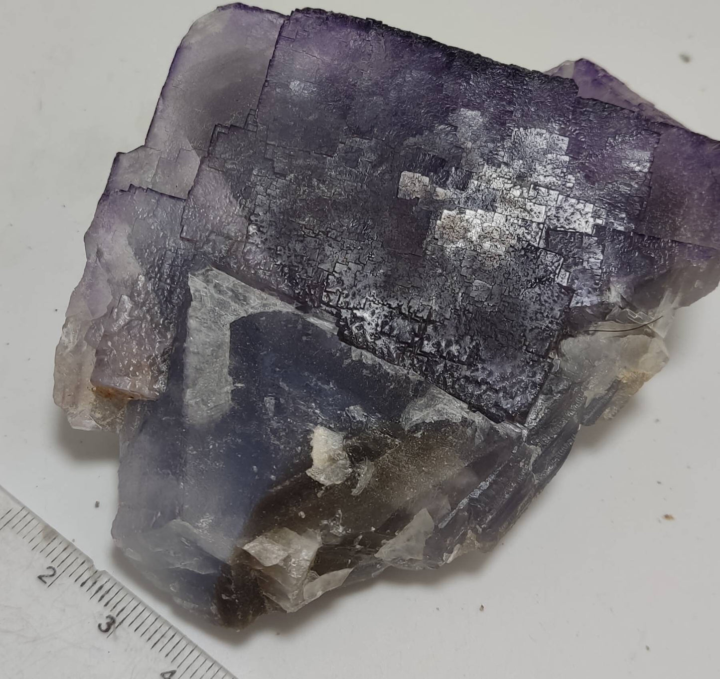 Natural purple Fluorite 321 grams