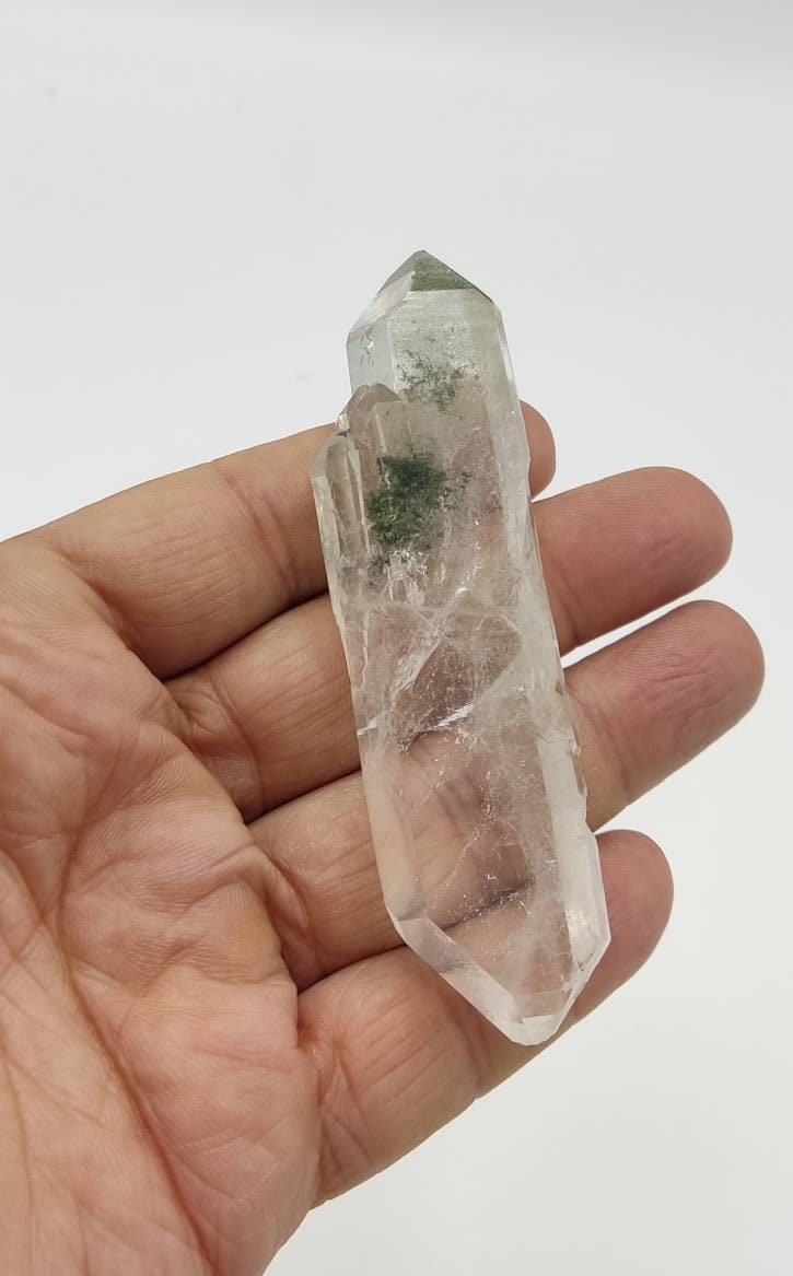 Terminated Chlorite Quartz crystal 57 grams