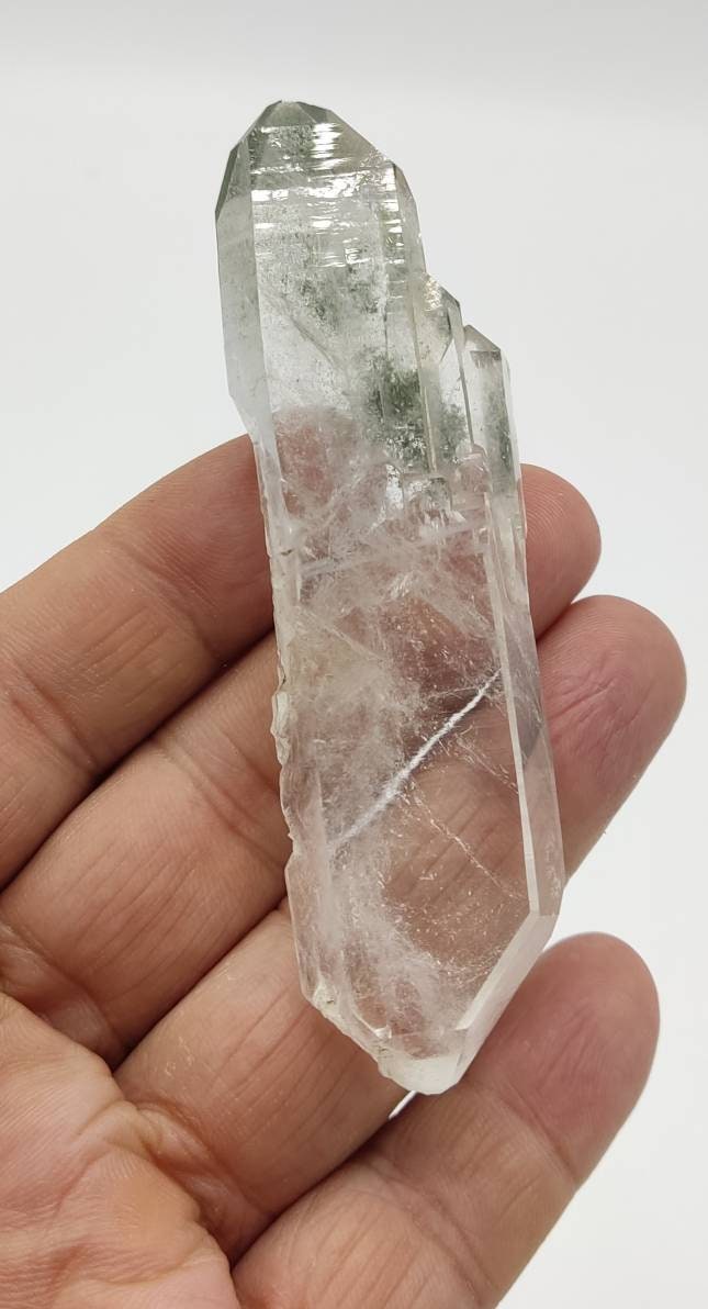 Terminated Chlorite Quartz crystal 57 grams