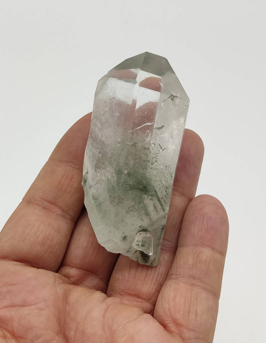 terminated Chlorite Quartz crystal 94 grams