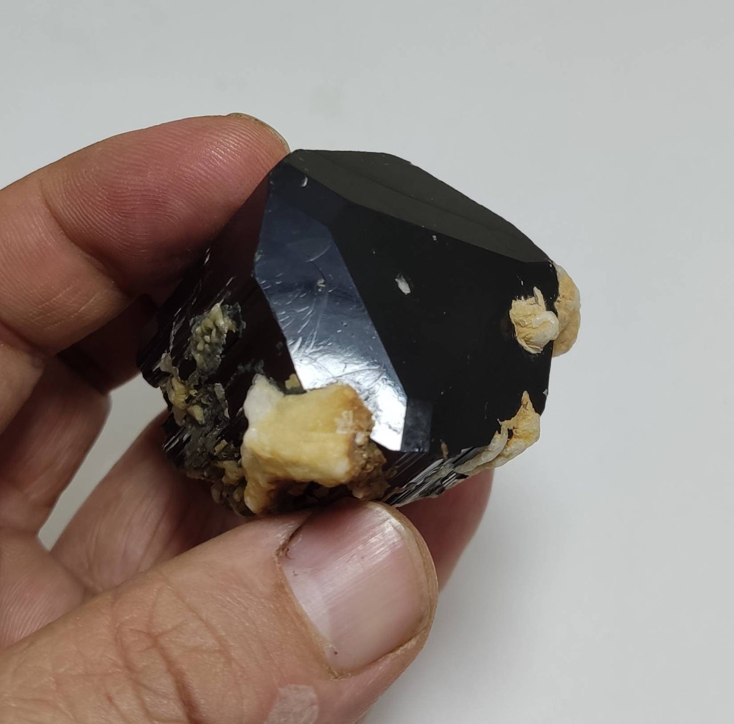Natural black Tourmaline crystal 146 grams