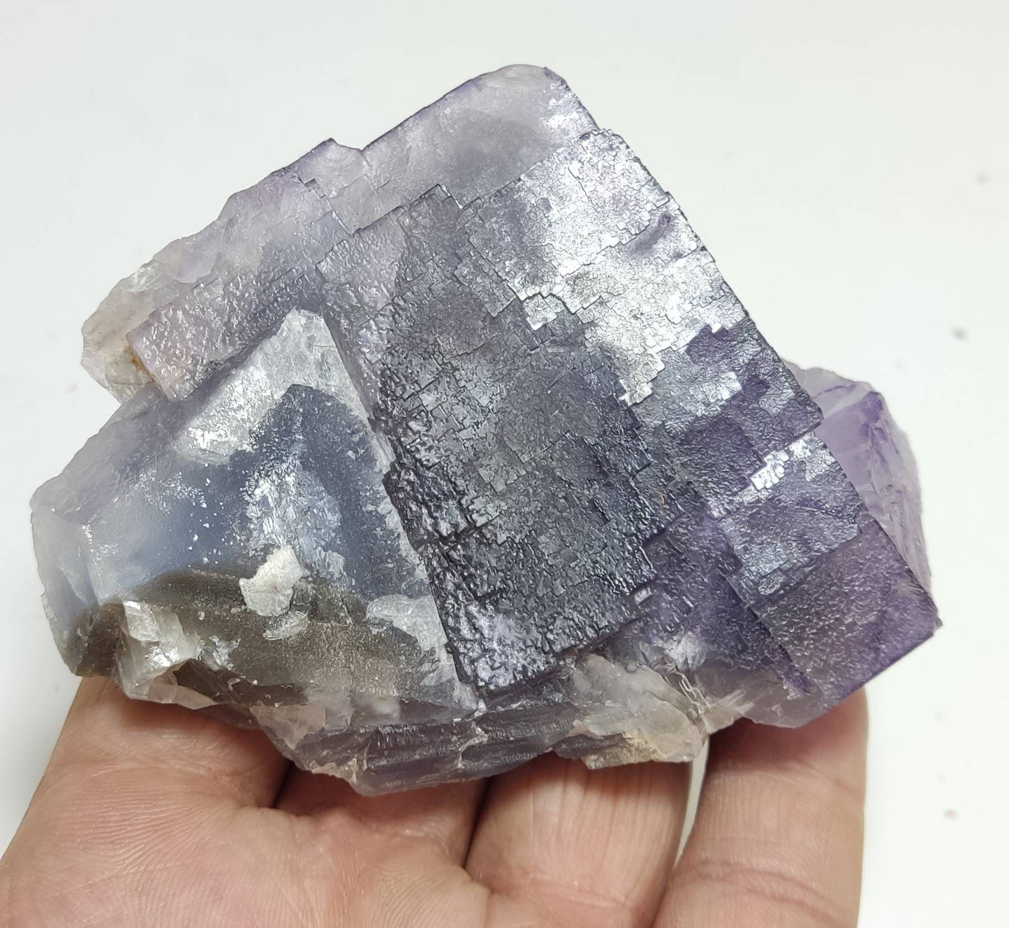 Natural purple Fluorite 321 grams