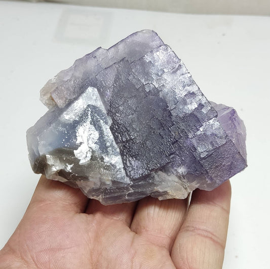 Natural purple Fluorite 321 grams