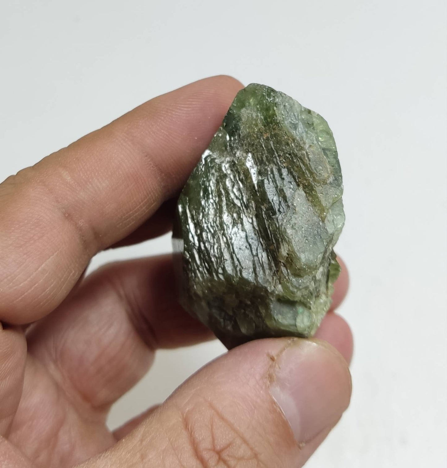 An amazing terminated diopside crystal 77 grams