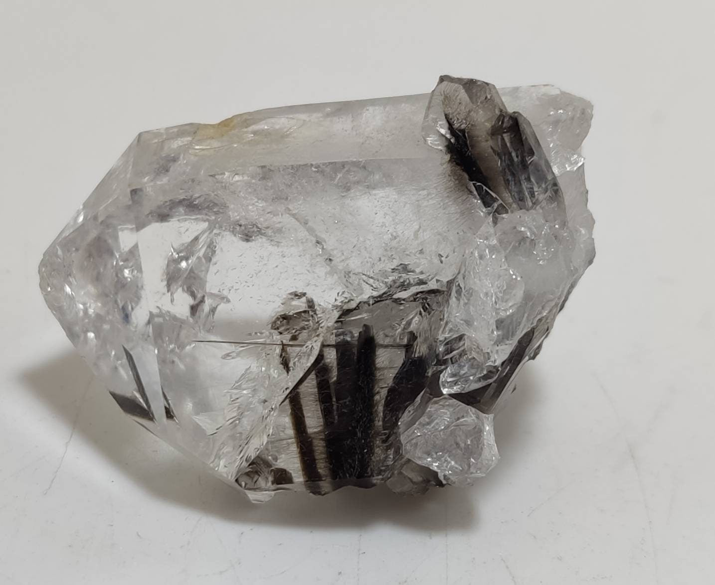 Brookite included Quartz Crystals cluster 23 grams
