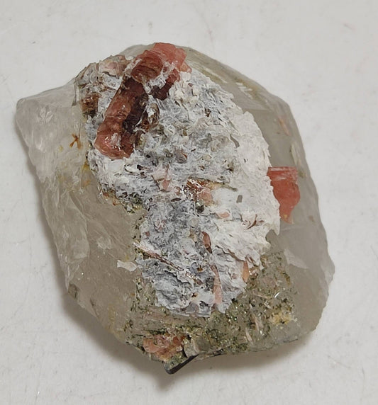 rare Väyrynenite/vayrynenite on matrix of quartz 27 grams