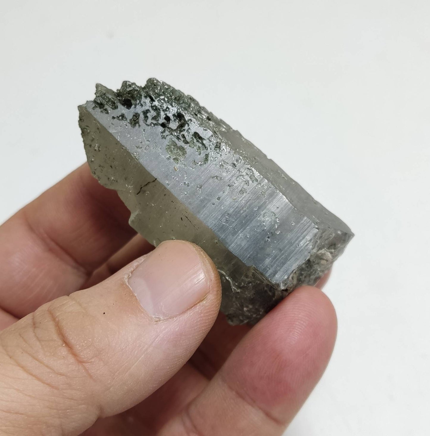 Natural terminated Chlorite Quartz 66 grams