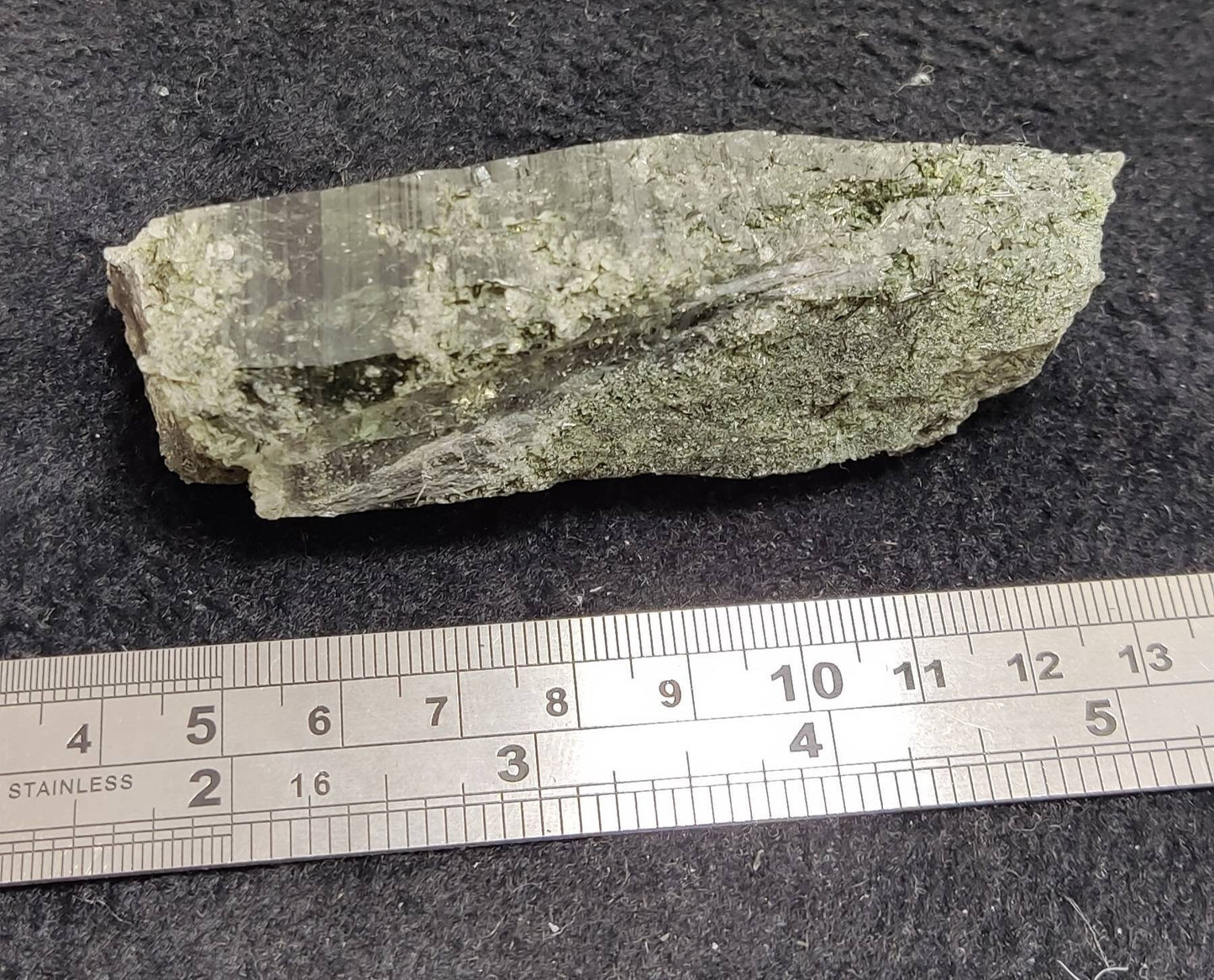 An Aesthetic Natural beautifully terminated Chlorite Quartz crystals specimen 113 grams