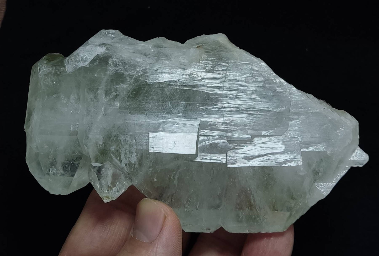 Faden quartz crystal with chlorite inclusions 388 grams