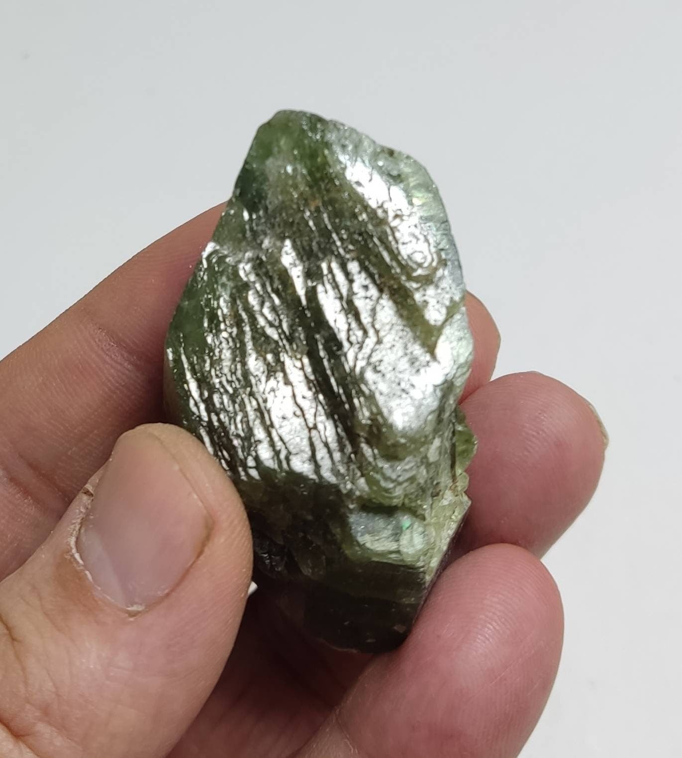 An amazing terminated diopside crystal 77 grams