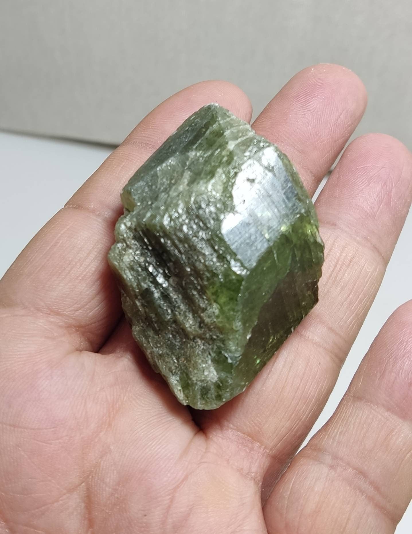 An amazing terminated diopside crystal 77 grams