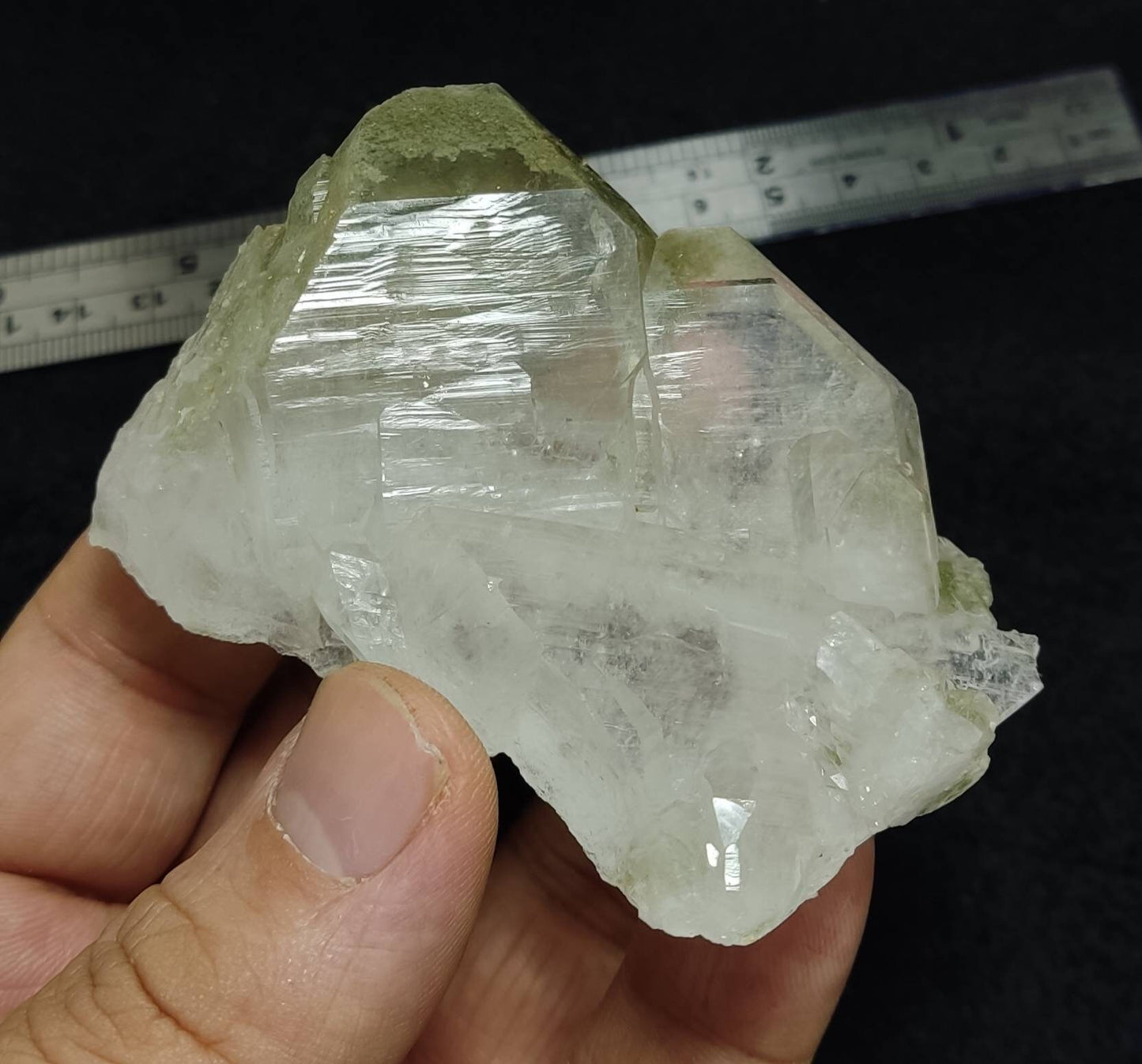Chlorite Quartz Crystal 89 grams