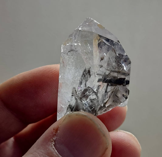 Brookite included Quartz Crystals cluster 23 grams