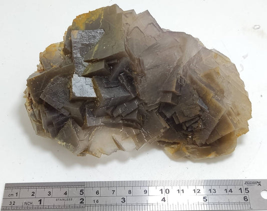 An amazing naturally terminated Fluorite cubes Cluster 1010 grams