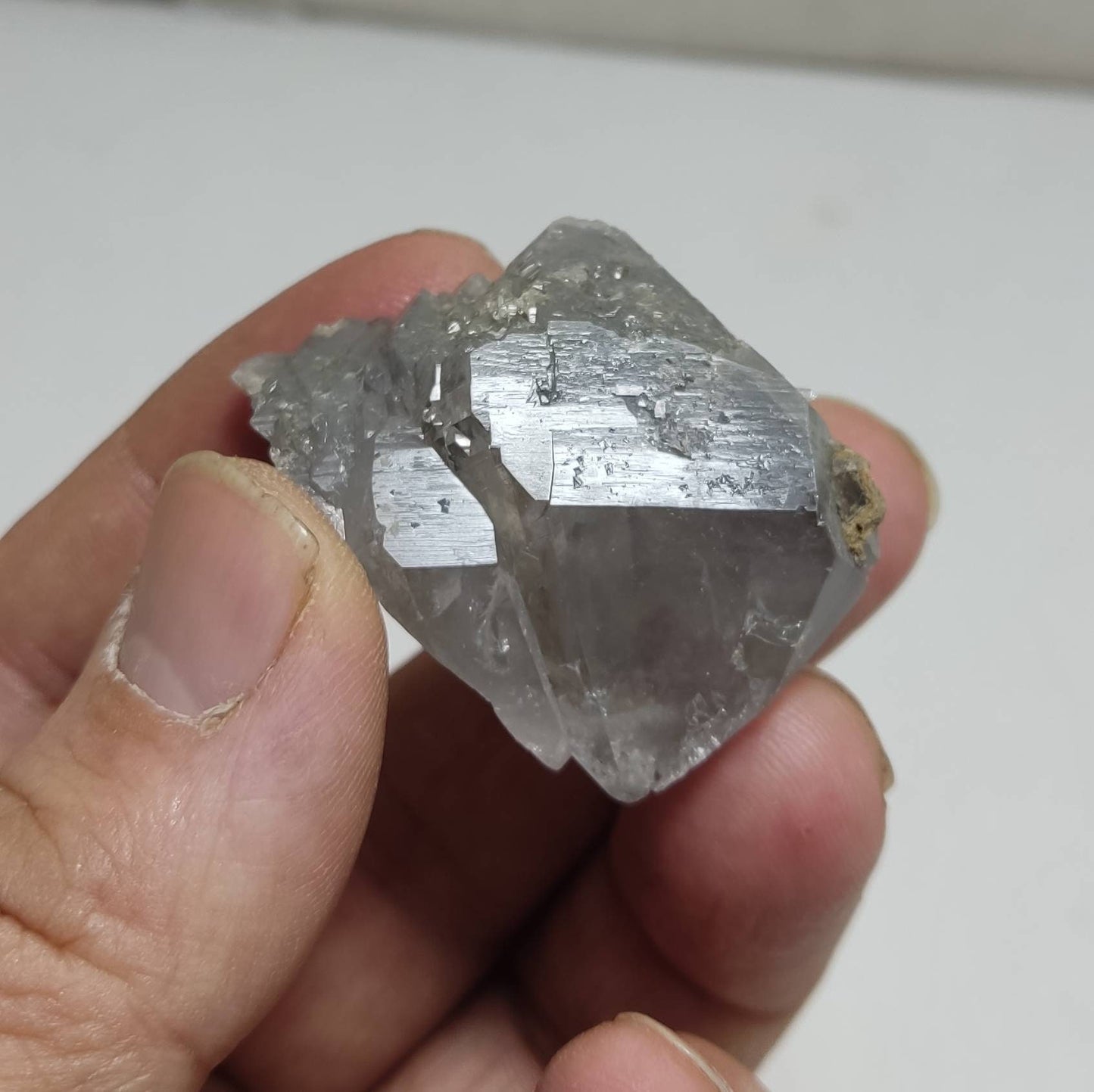 Terminated lodolite-chlorite quartz 37 grams