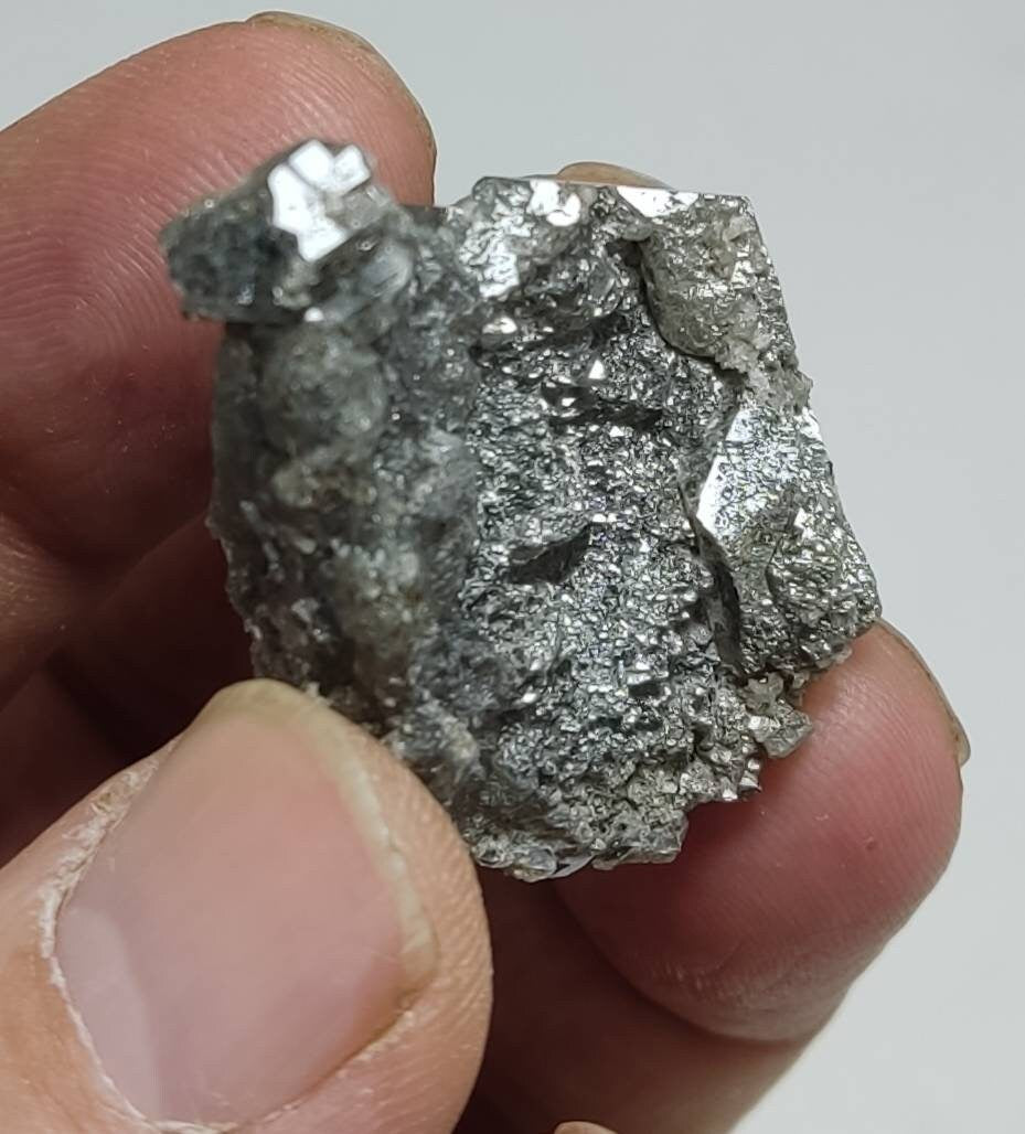 An amazing specimen of terminated lodolite-chlorite quartz 21 grams