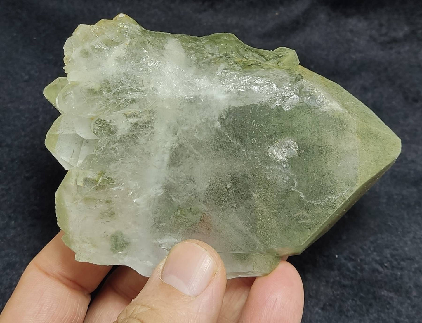 Chlorite Quartz Crystal 281 grams