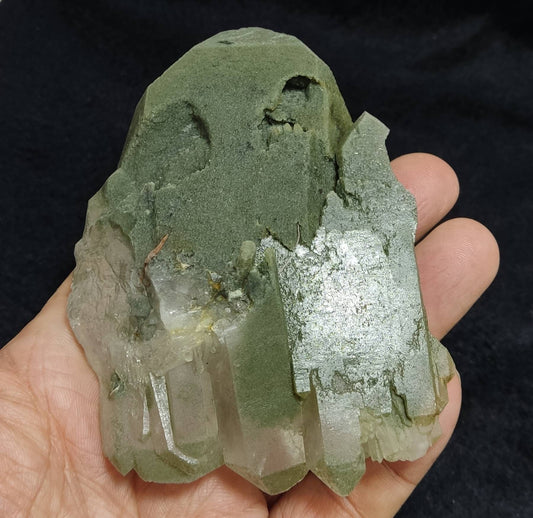 Chlorite Quartz Crystal 281 grams