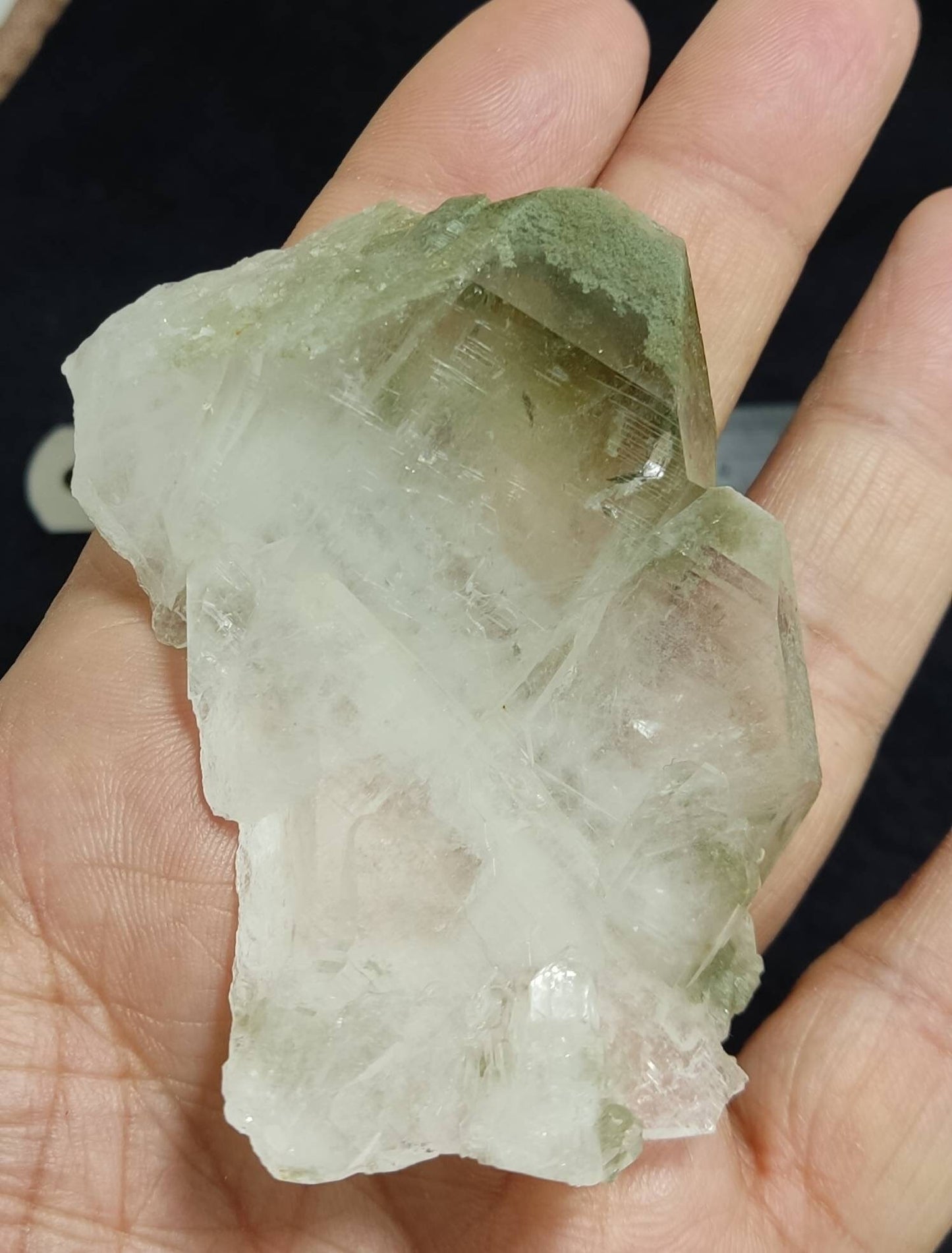 Chlorite Quartz Crystal 89 grams