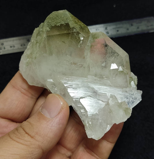 Chlorite Quartz Crystal 89 grams