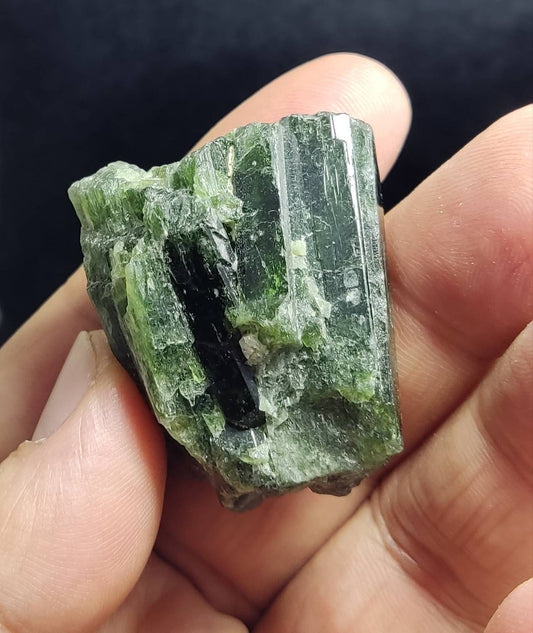 An amazing specimen of diopside crystal 50 grams