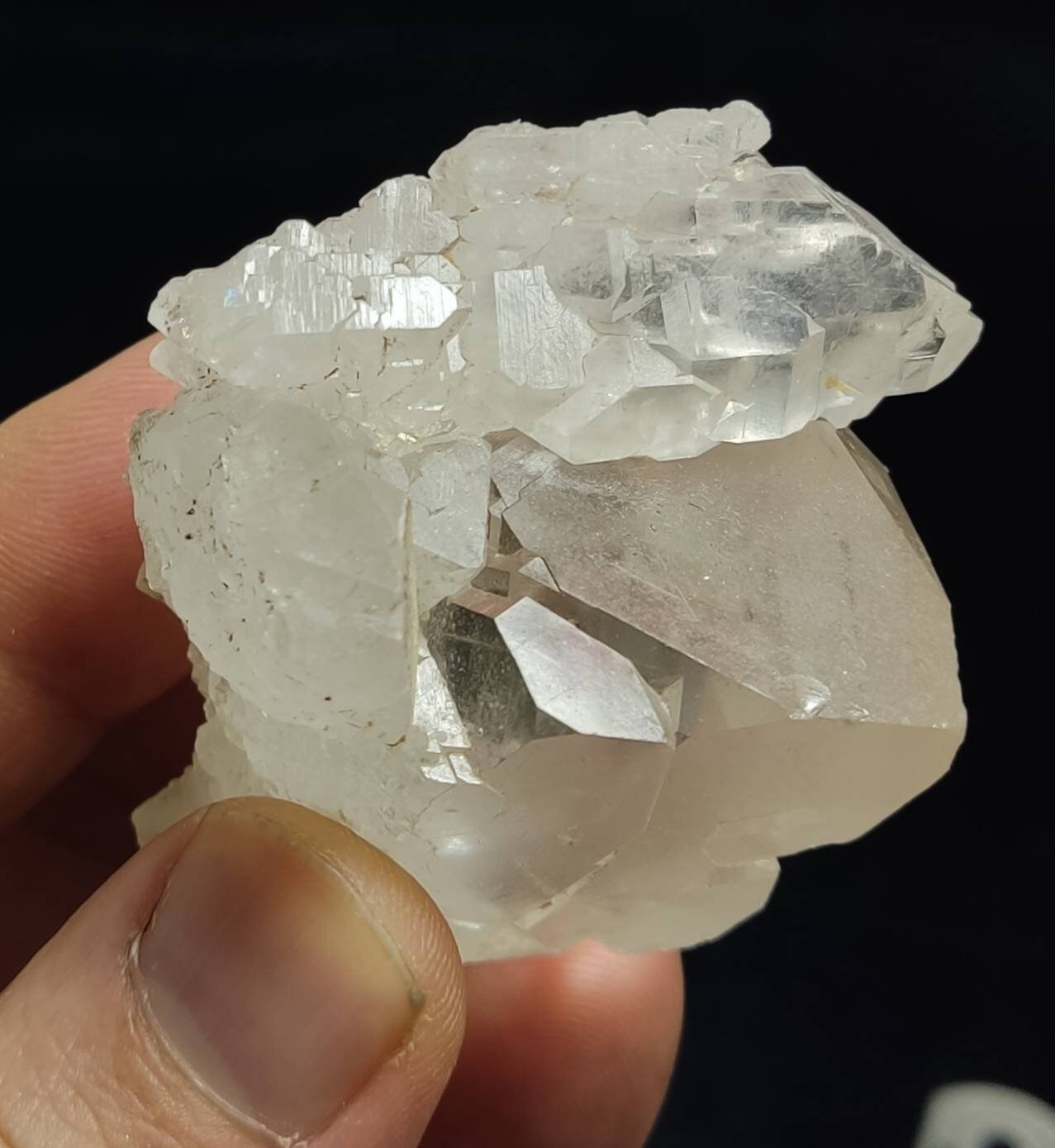 An amazing Beautiful specimen of Quartz Cluster 108 grams