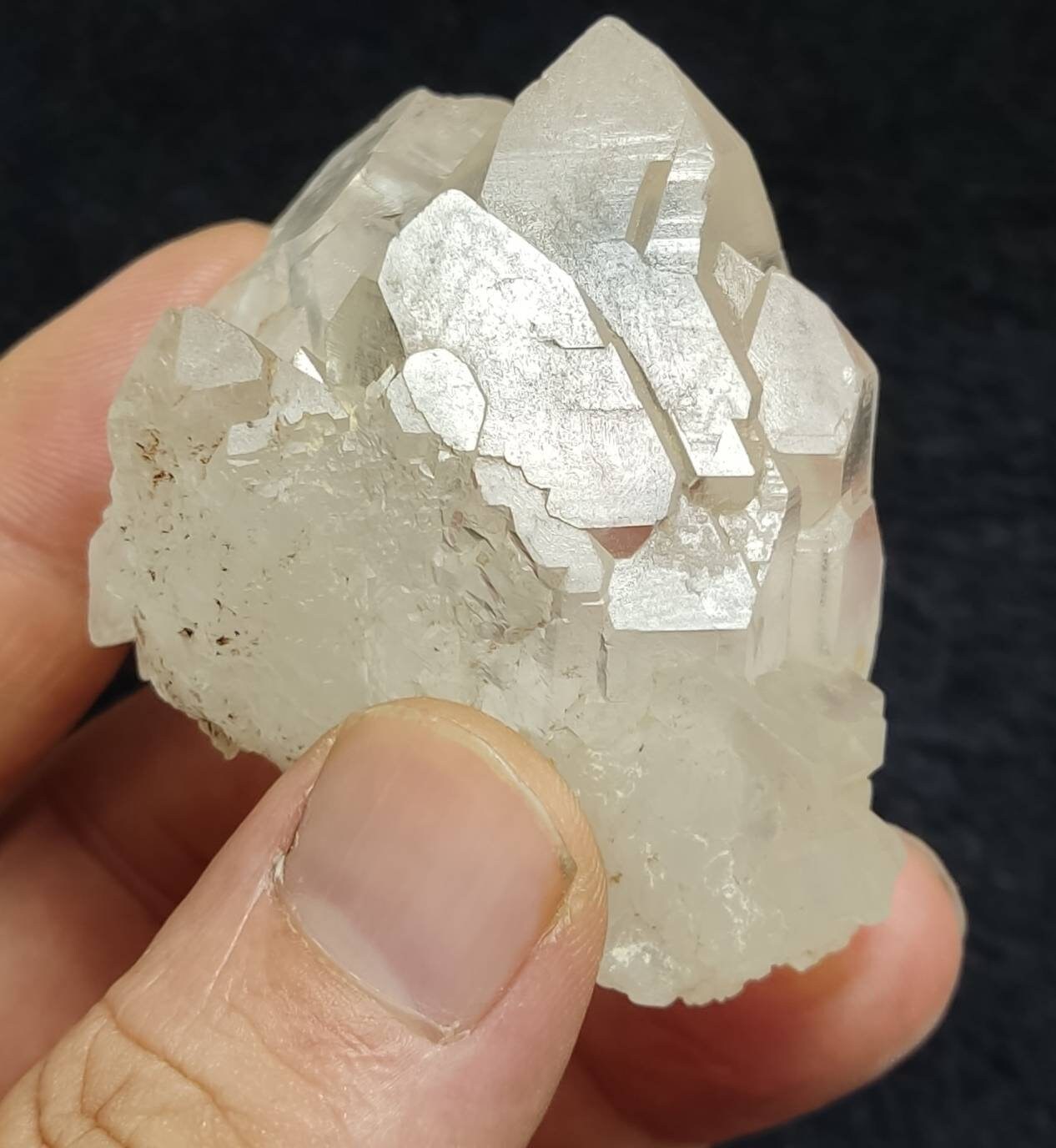 An amazing Beautiful specimen of Quartz Cluster 108 grams