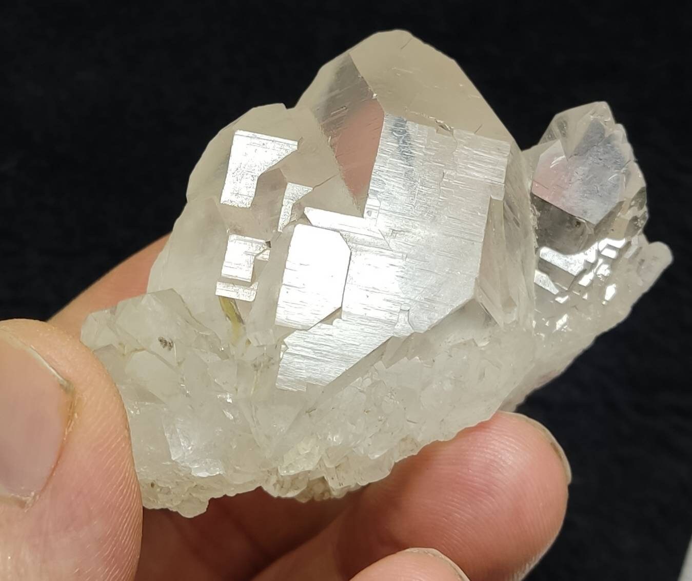 An amazing Beautiful specimen of Quartz Cluster 108 grams