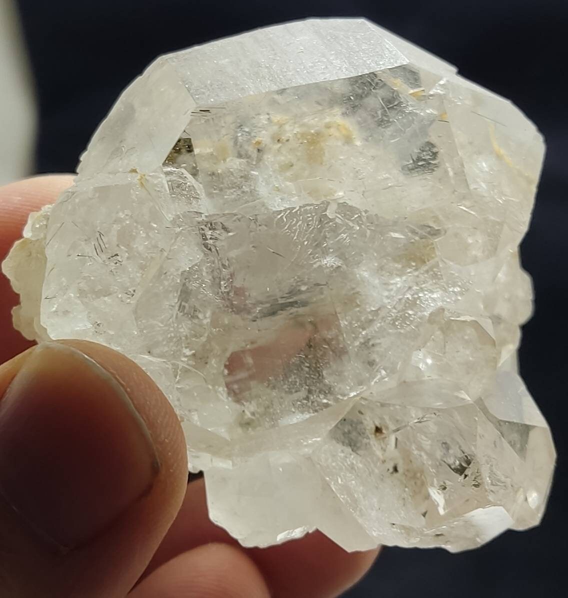 An amazing Beautiful specimen of Quartz Cluster 130 grams