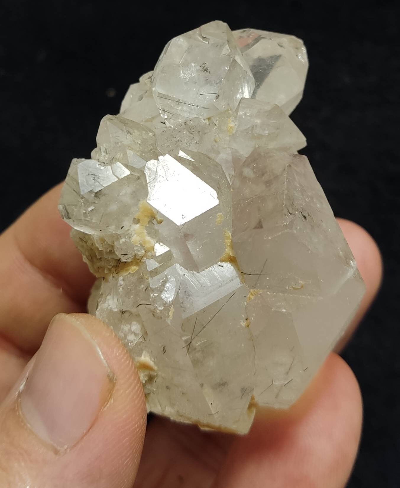 An amazing Beautiful specimen of Quartz Cluster 130 grams