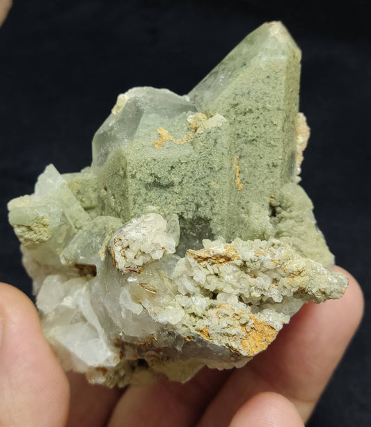 An Aesthetic Natural beautifully terminated Chlorite Quartz cluster 217 grams