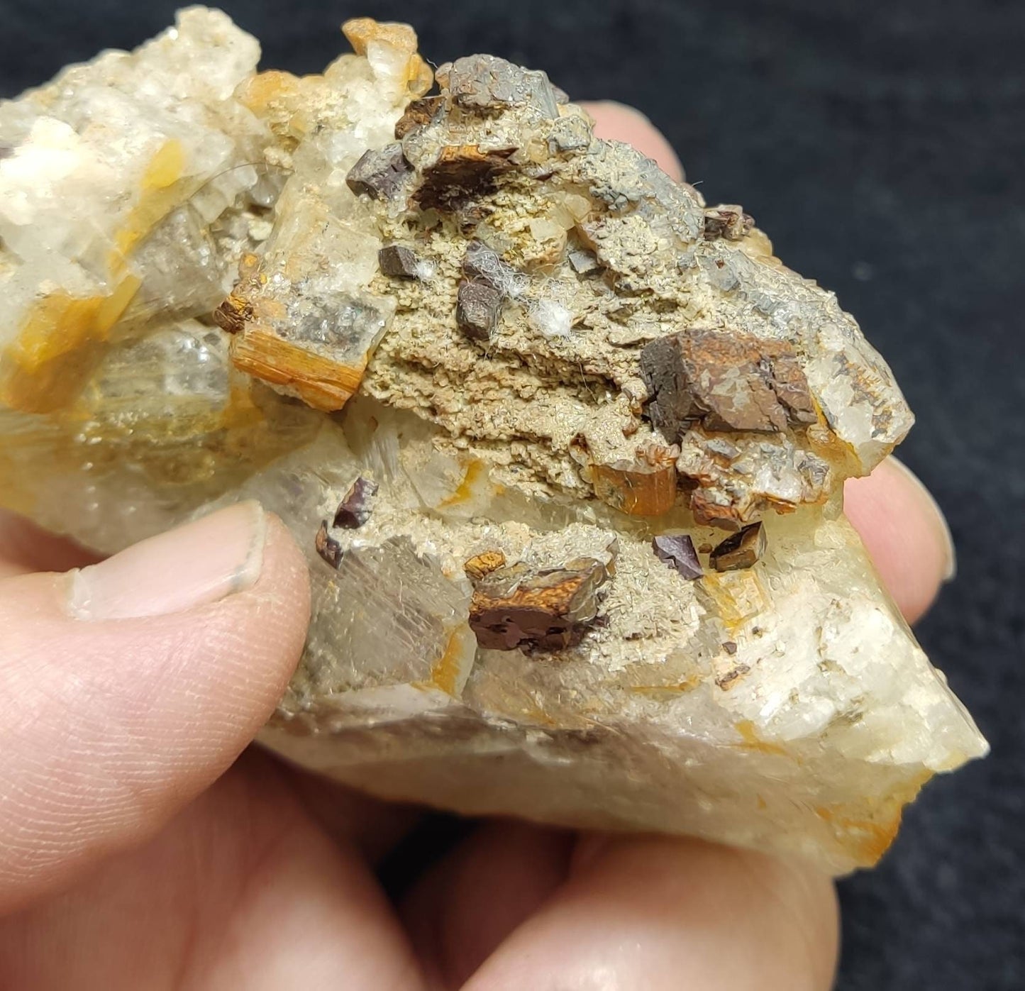 Siderite with Calcite specimen 144 grams