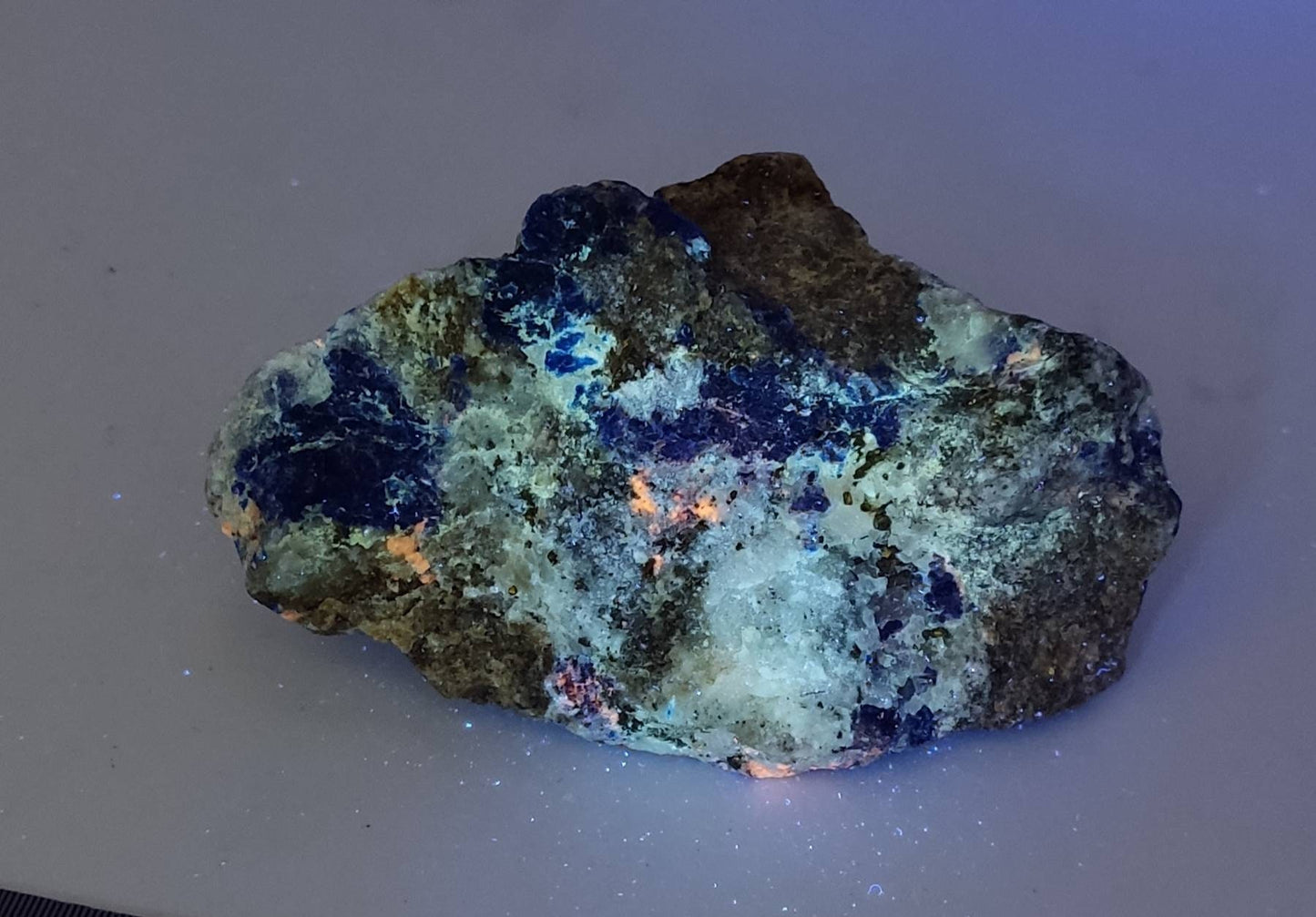 An Aesthetic specimen of Lazurite in matrix with pyrite 112 grams