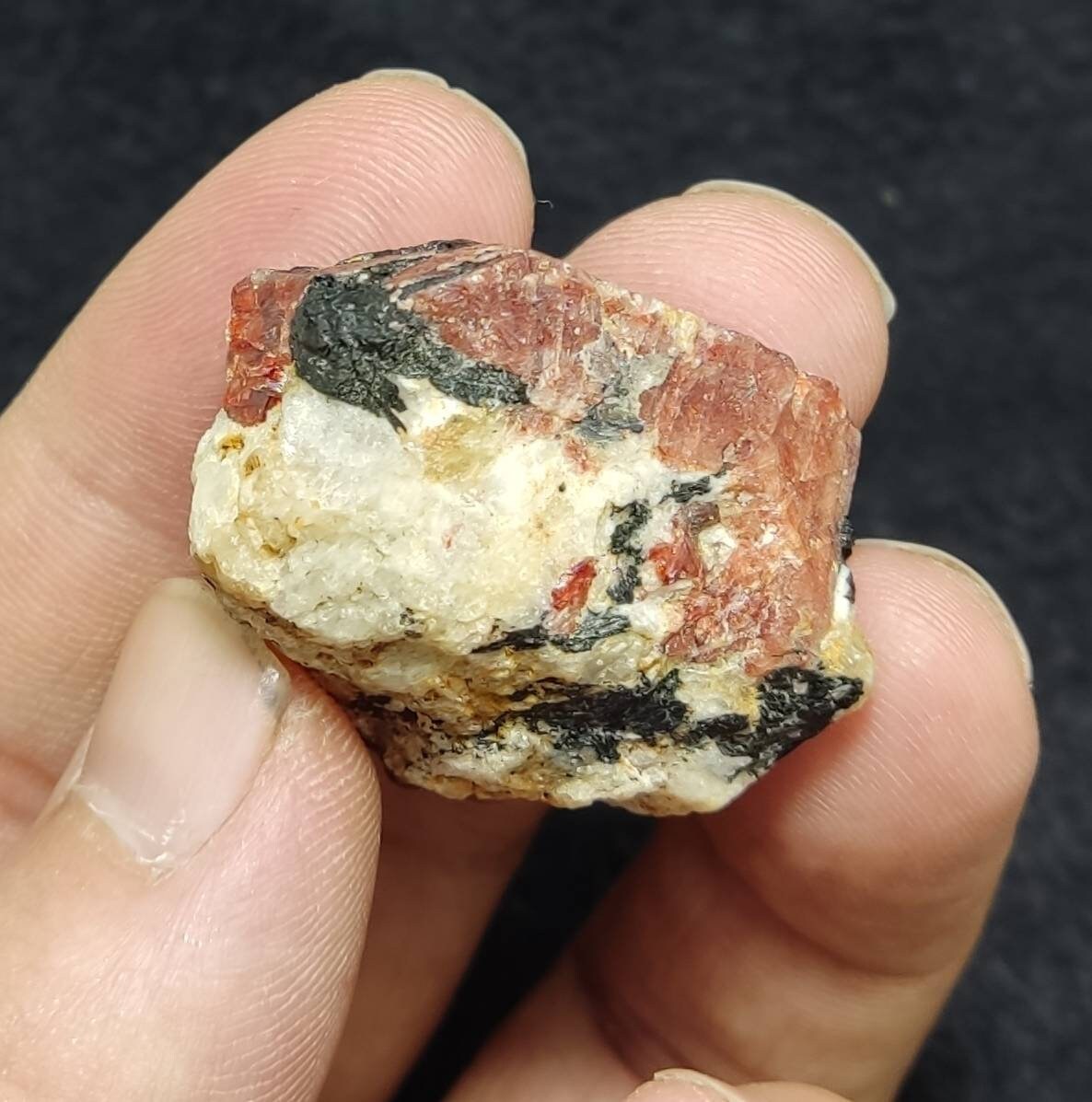 An amazing specimen of terminated zircon crystal 38 grams