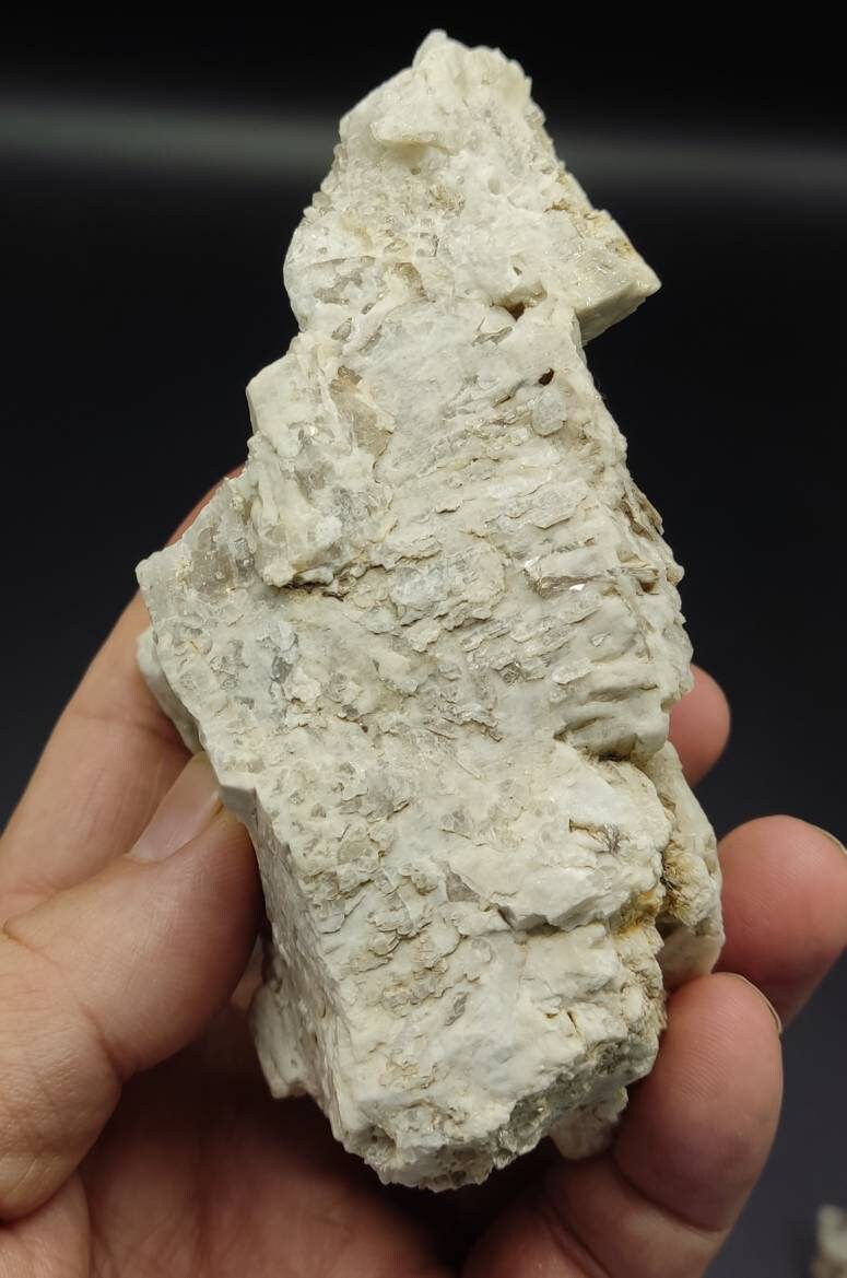 An amazing beautiful specimen of spessartine Garnet crystals on matrix of feldspar 427 grams