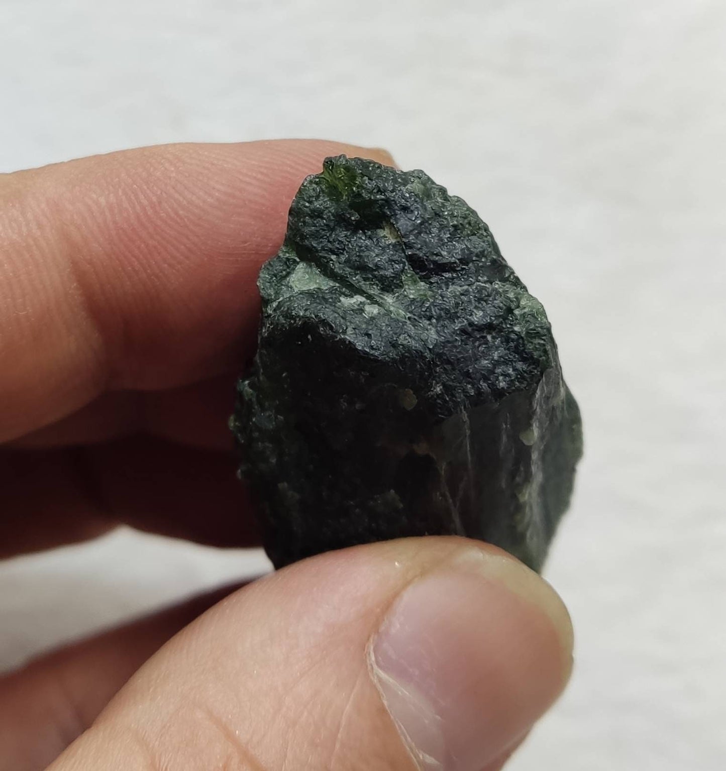 Green diopside crystal 43 grams