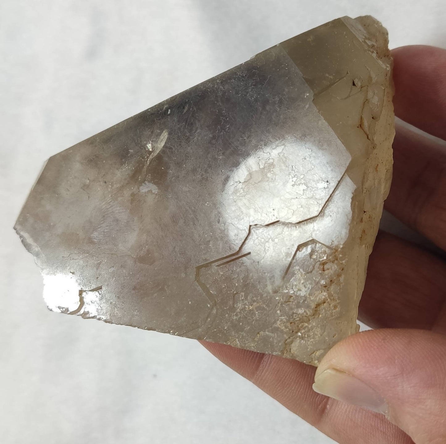 An amazing Beautiful specimen of terminated Quartz Crystal 292 grams