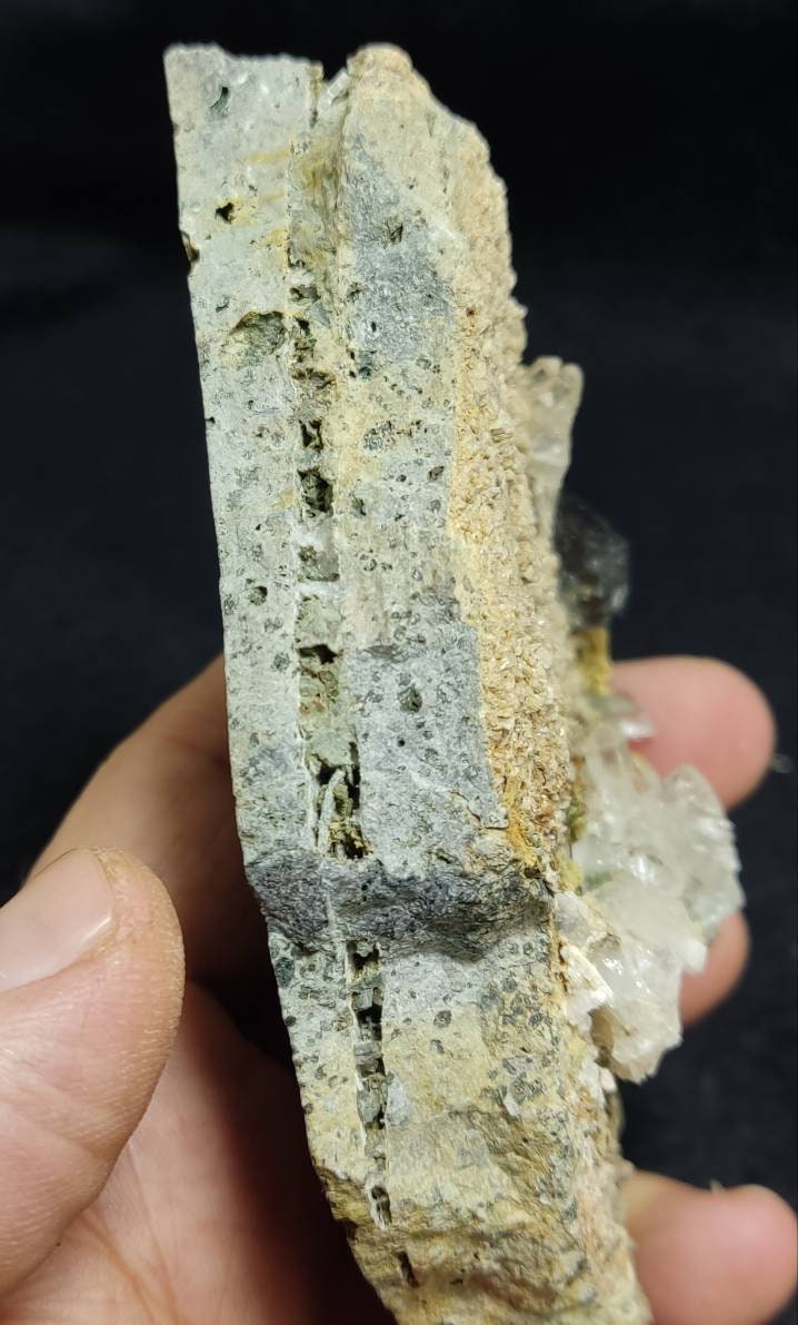 Anatase Crystal with quartz on matrix 234 grams